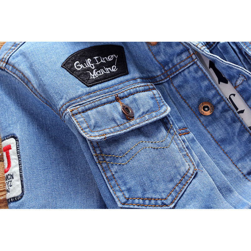 Autumn and winter Japanese trend jacket casual loose students handsome cowboy clothes men Harajuku BF wind coat