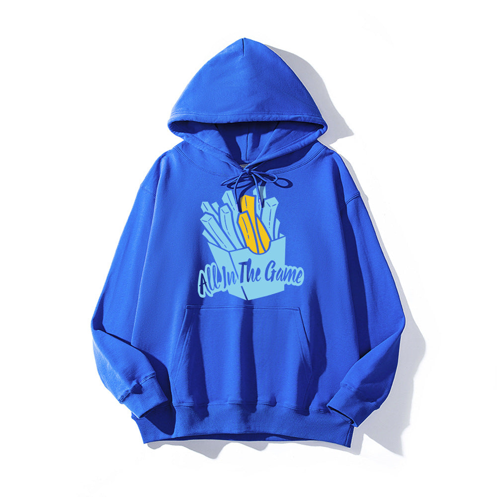 New fall/winter blockbuster hoodie for men and women Klein Blue American vintage trend loose oversized drop-shoulder hoodie