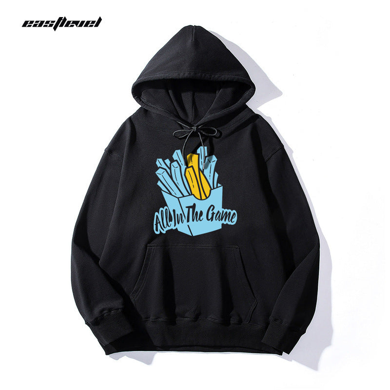 New fall/winter blockbuster hoodie for men and women Klein Blue American vintage trend loose oversized drop-shoulder hoodie